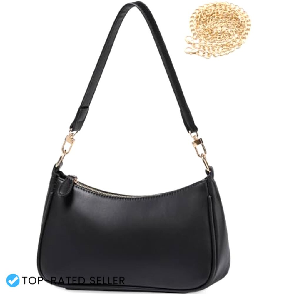 Vegan Leather Hobo Bag Crossbody Tote Clutch Retro Chic Versatile Everyday Purse - Picture 2 of 7